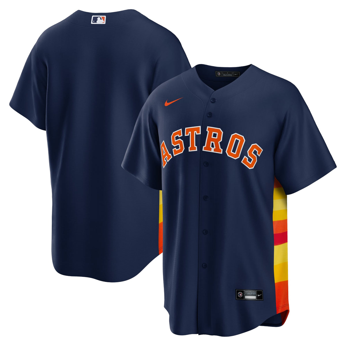 Houston Astros Nike Orange Alternate Replica Team Jersey