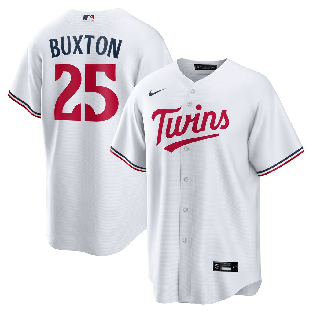 Minnesota Twins Byron Buxton Nike White Home Replica Jersey