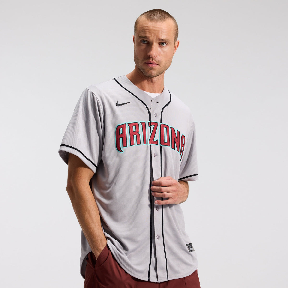 Arizona Diamondbacks Corbin Carroll Nike Crimson Alternate 2 Replica Jersey