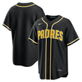 San Diego Padres Nike Fashion Replica Black Out Jersey