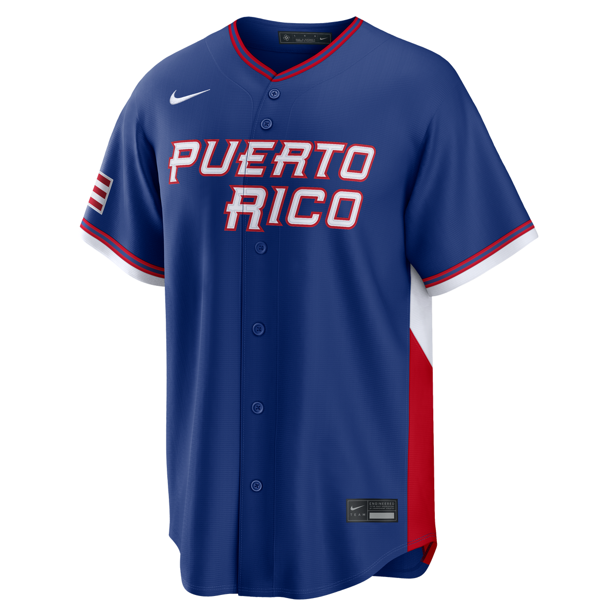Puerto Rico Baseball Martín Maldonado Nike Royal 2026 World Baseball Classic Road Stadium Jersey