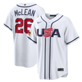 USA Baseball Nolan McLean Nike White 2026 World Baseball Classic Home Stadium Jersey