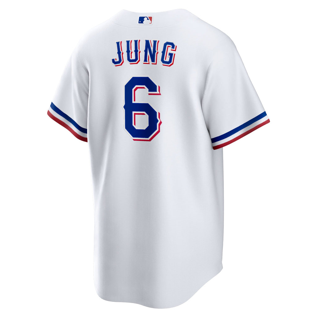 Texas Rangers Josh Jung Nike White Replica Player Jersey