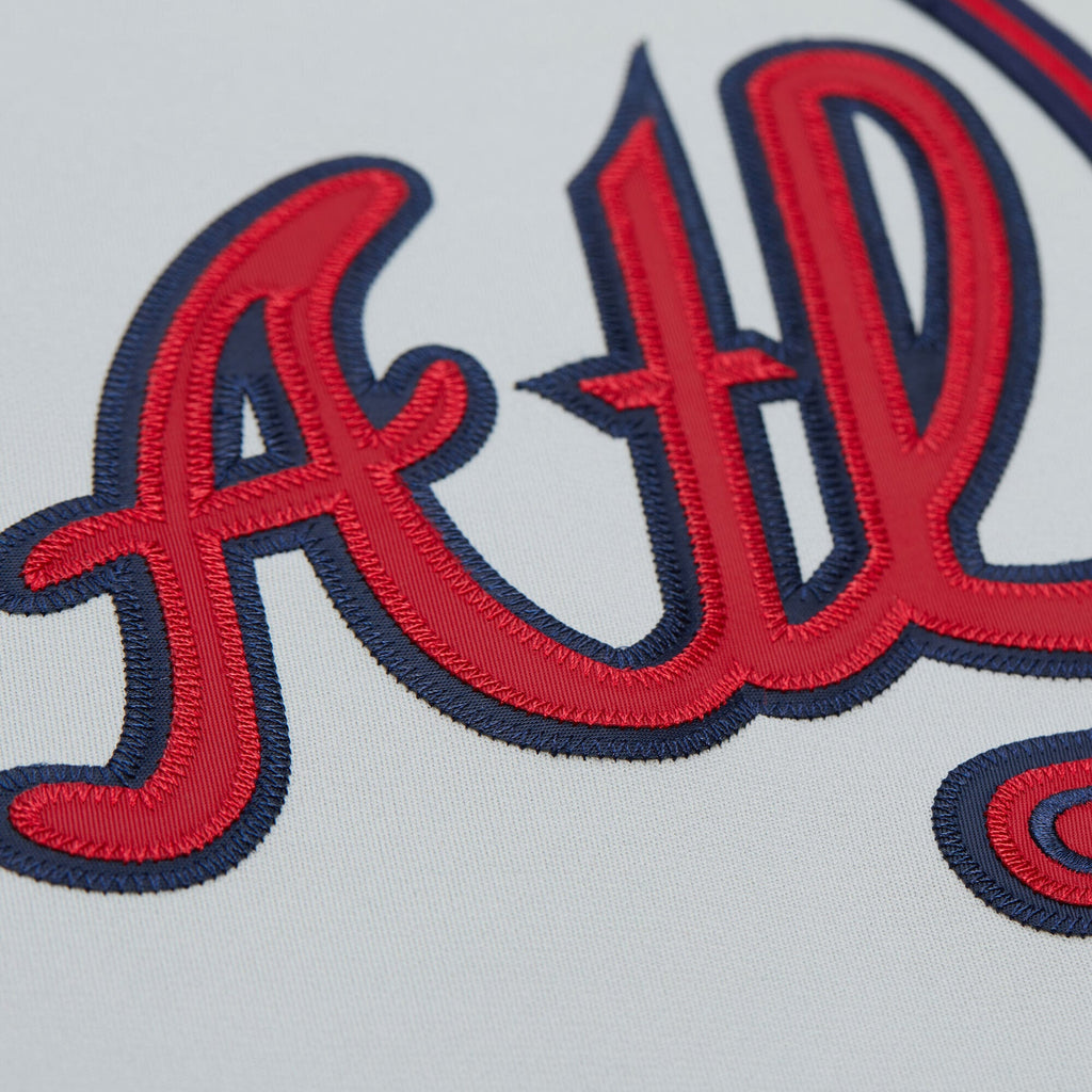 Atlanta Braves Fred McGriff Mitchell & Ness Gray 1995 Throwback Authentic Jersey