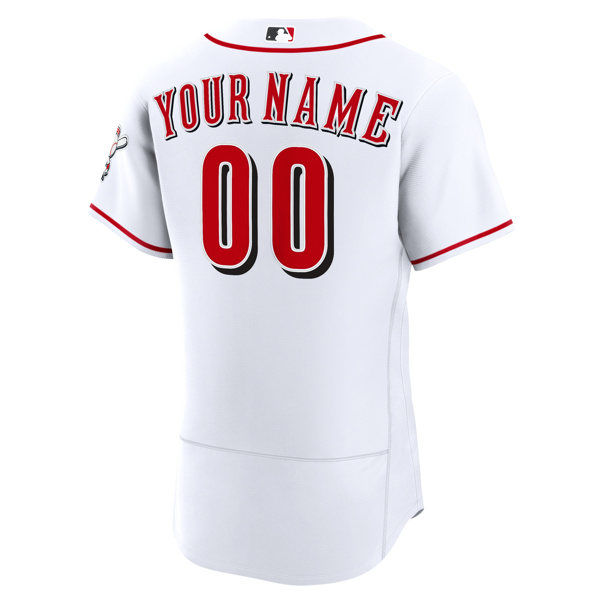 Cincinnati Reds Nike White Home Authentic Custom Jersey