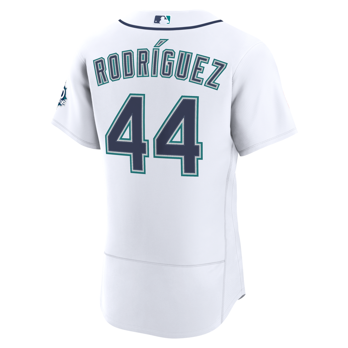 Seattle Mariners Julio Rodriguez Nike White Home 50th Season Authentic Jersey