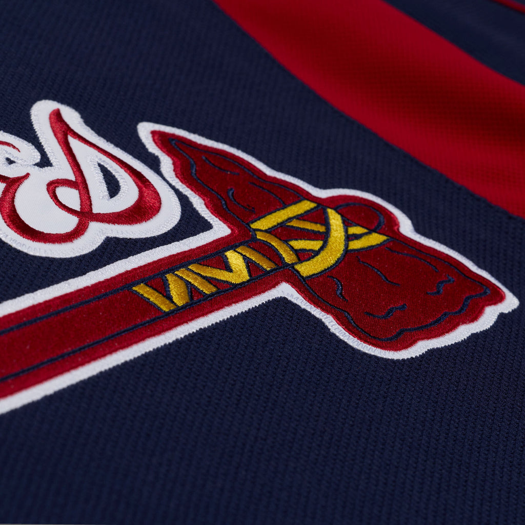 Atlanta Braves Andruw Jones Mitchell & Ness Navy Authentic Batting Practice Jersey