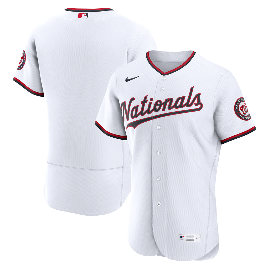 Washington Nationals Nike White Home Authentic Jersey