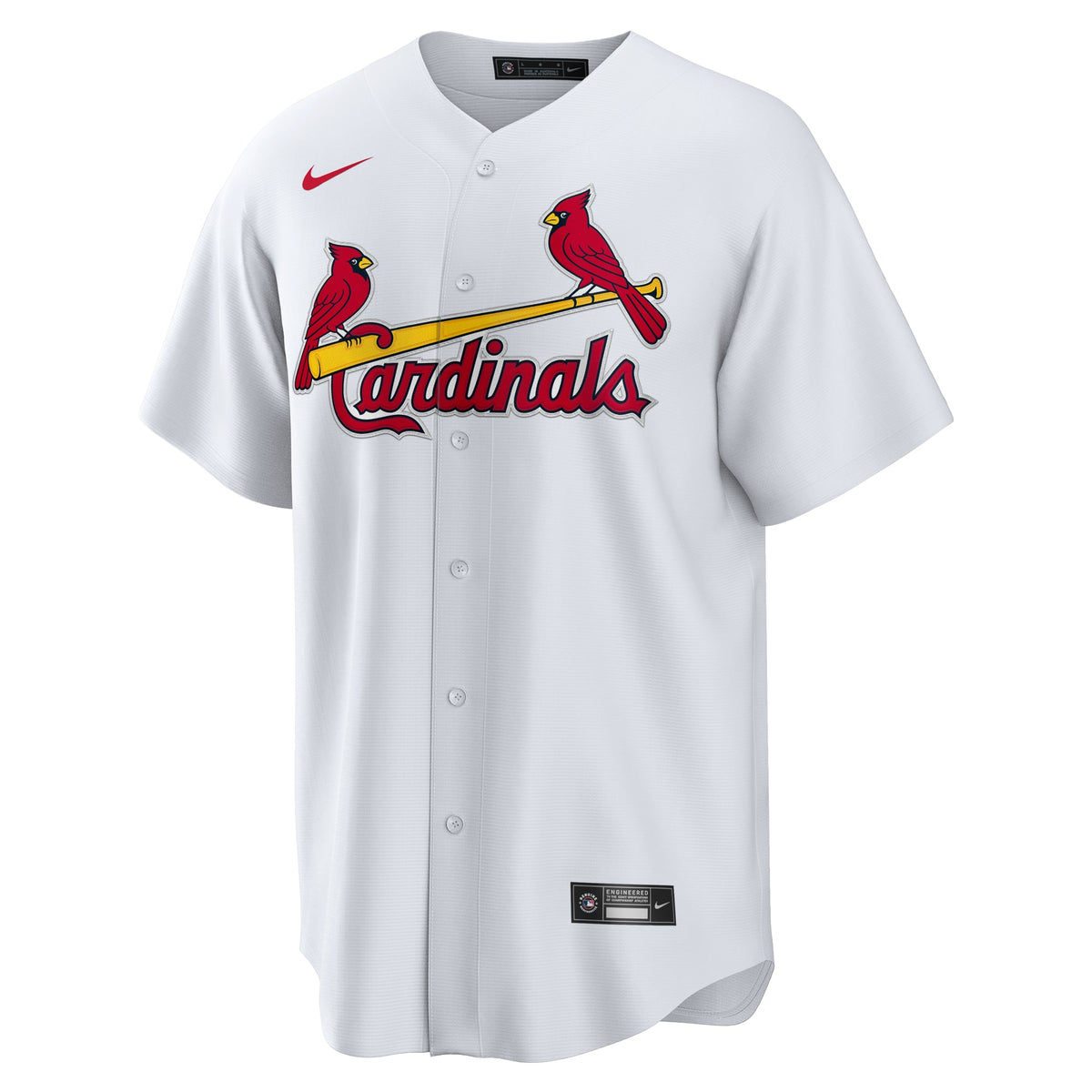 St. Louis Cardinals Nike White #1 Dad Home Replica Jersey