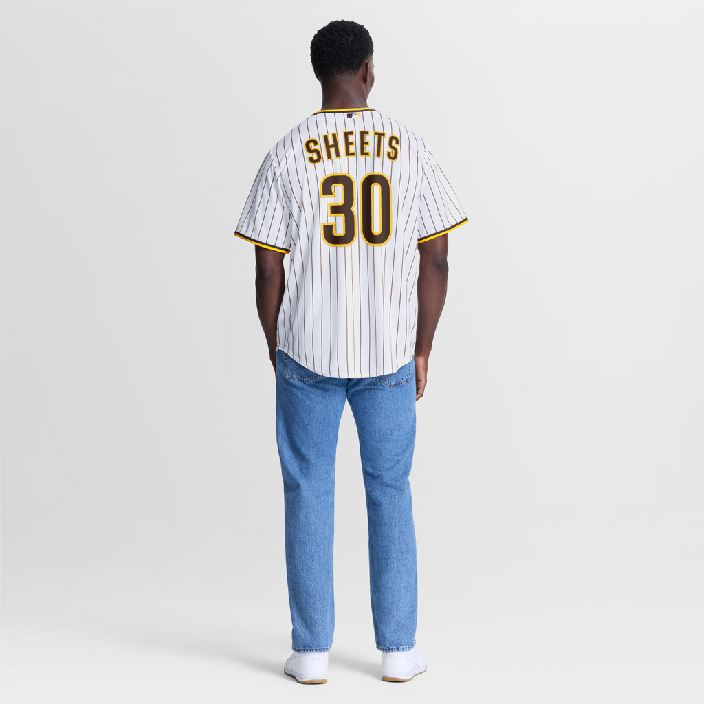 San Diego Padres Gavin Sheets Nike White Home Replica Jersey