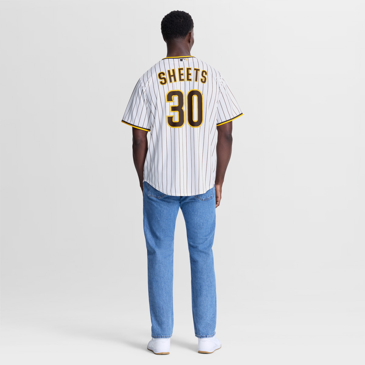 San Diego Padres Gavin Sheets Nike White Home Replica Jersey