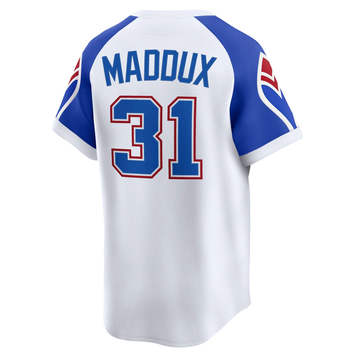 Atlanta Braves Greg Maddux Nike White Throwback Cooperstown Collection Limited Jersey