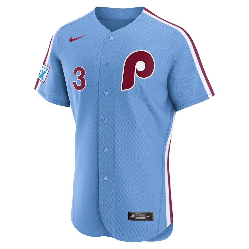 Philadelphia Phillies Bryce Harper Nike Cream Alternate Authentic Sponsor Patch Jersey