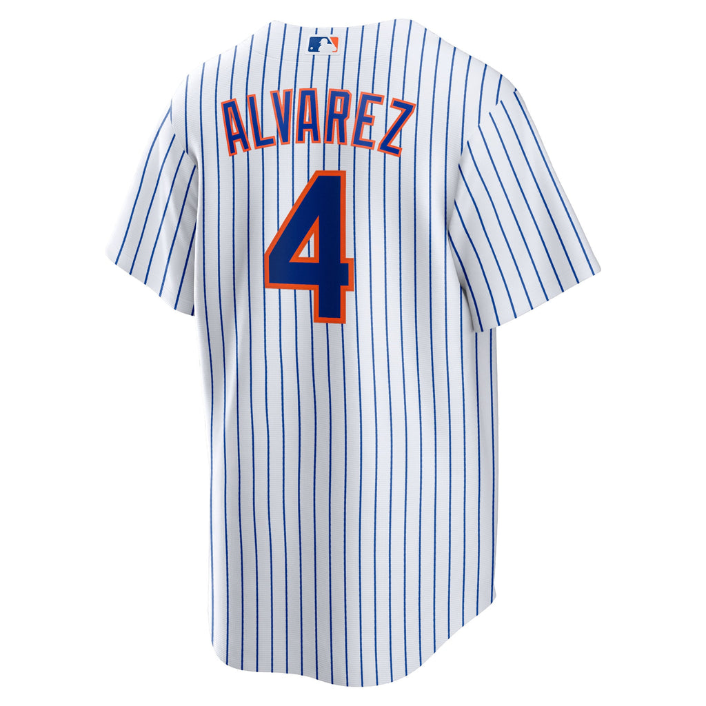 New York Mets Francisco Alvarez Nike White Replica Player Jersey