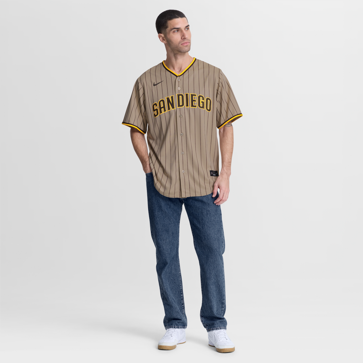 San Diego Padres Nike White Home Replica Jersey