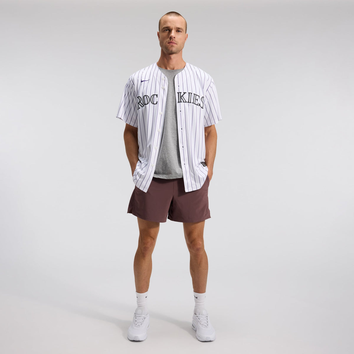 Colorado Rockies Nike Purple Alternate Replica Team Jersey