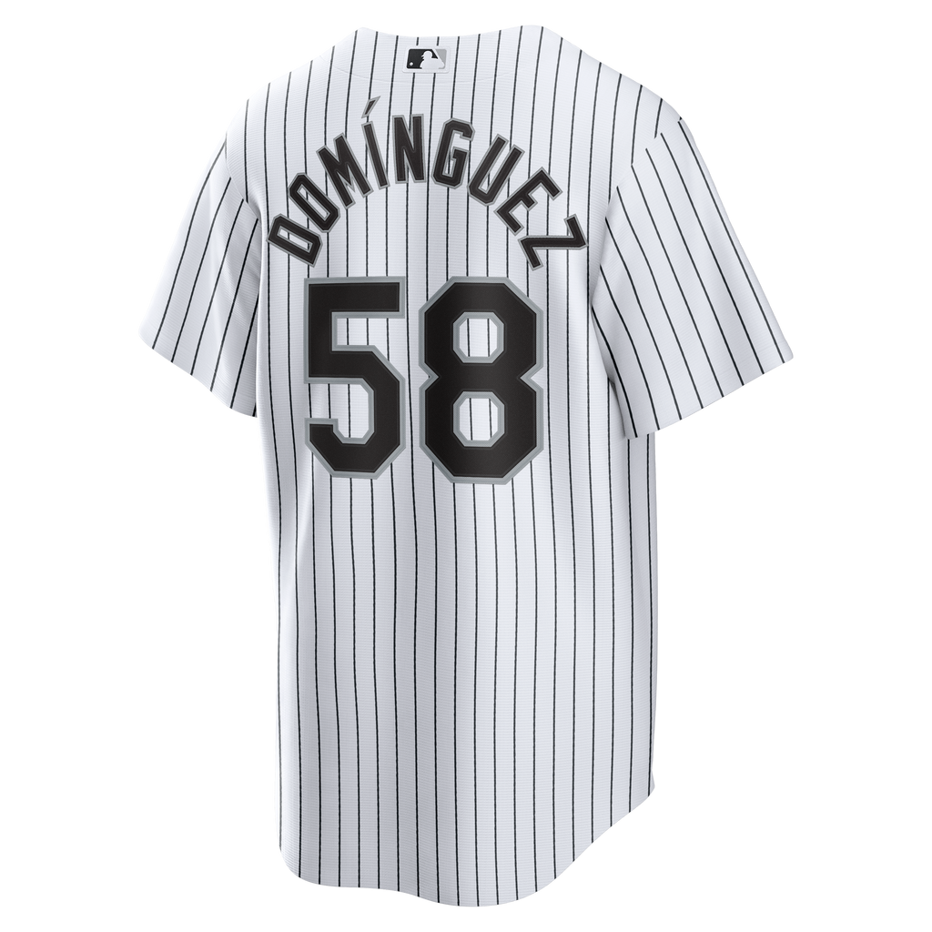 Chicago White Sox Seranthony Domínguez Nike White Home Replica Jersey