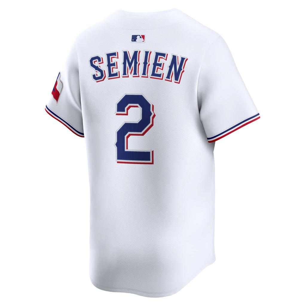 Texas Rangers Marcus Semien Nike White Home Limited Player Jersey