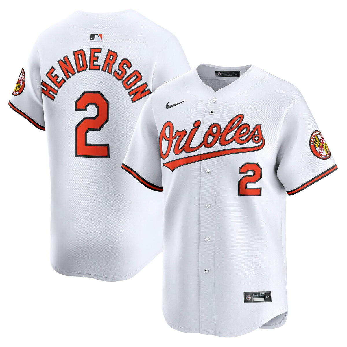 Baltimore Orioles Gunnar Henderson Nike Black Alternate Limited Player Jersey