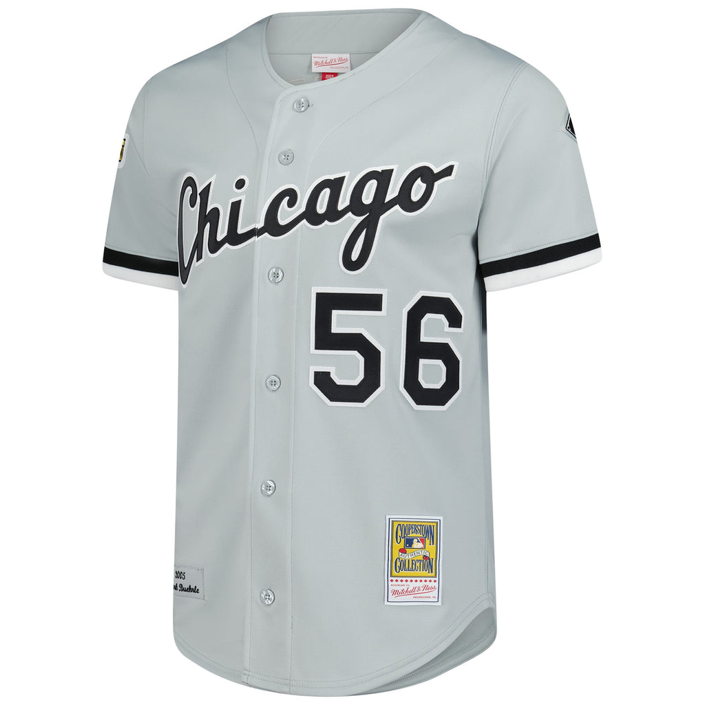Chicago White Sox Mark Buehrle Mitchell & Ness Gray 2005 Throwback Authentic Jersey