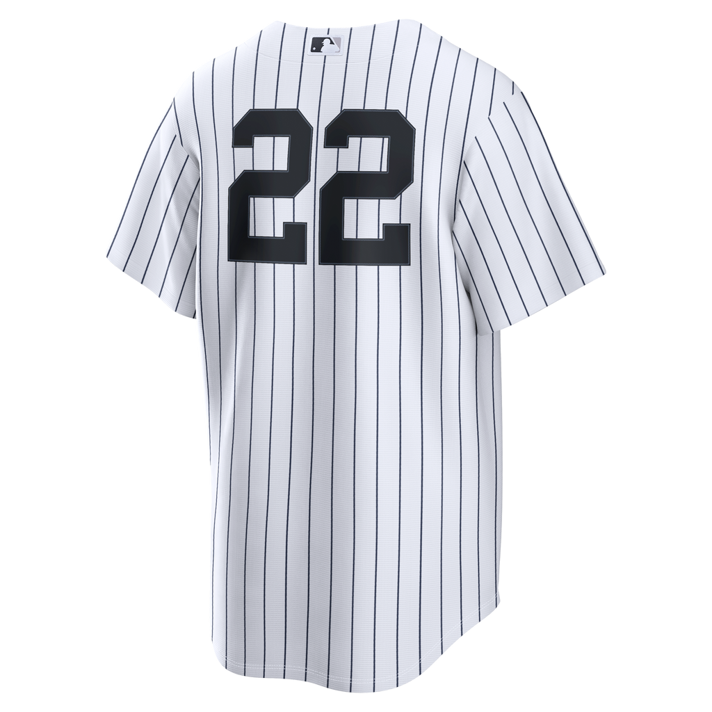 New York Yankees Ben Rice Nike White Home Replica Jersey