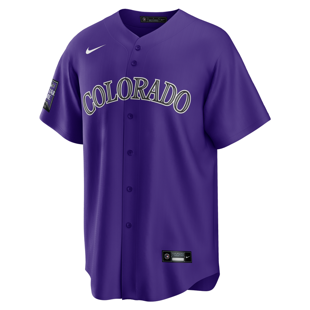 Colorado Rockies Nike Purple Alternate Replica Team Jersey