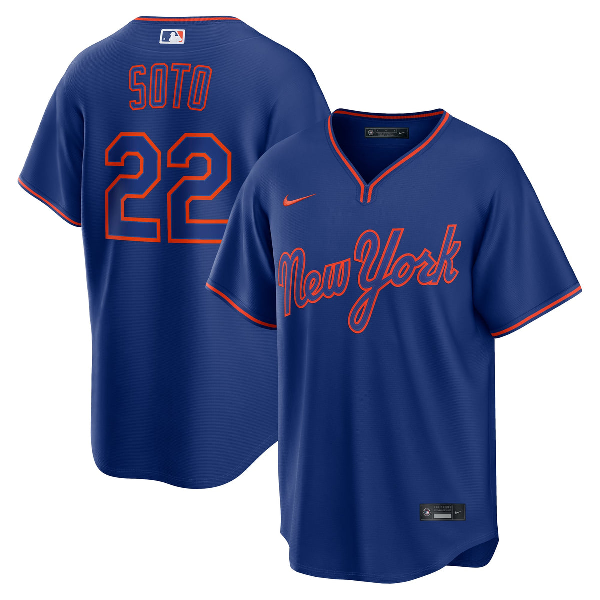 New York Mets Juan Soto Nike Gray Road Replica Jersey