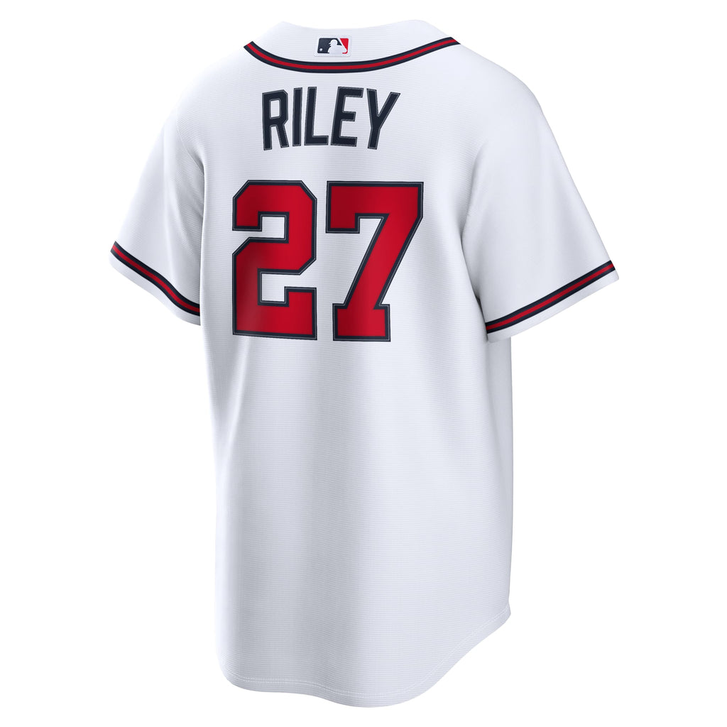 Atlanta Braves Austin Riley Nike White Home Replica Jersey