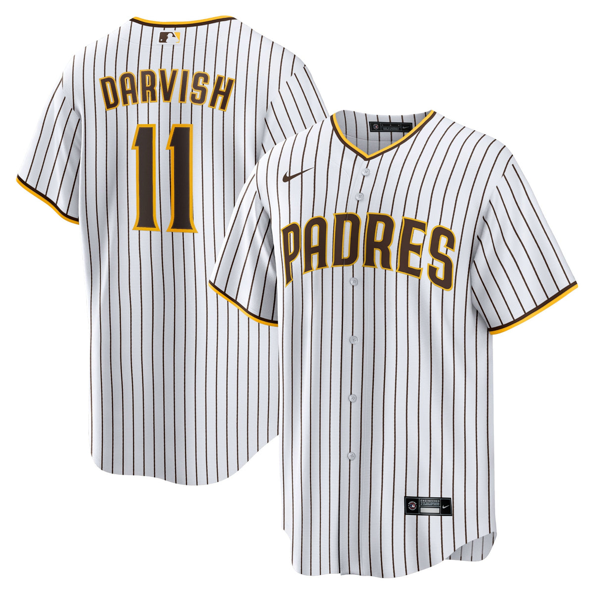 San Diego Padres Yu Darvish Nike White Home Replica Player Jersey