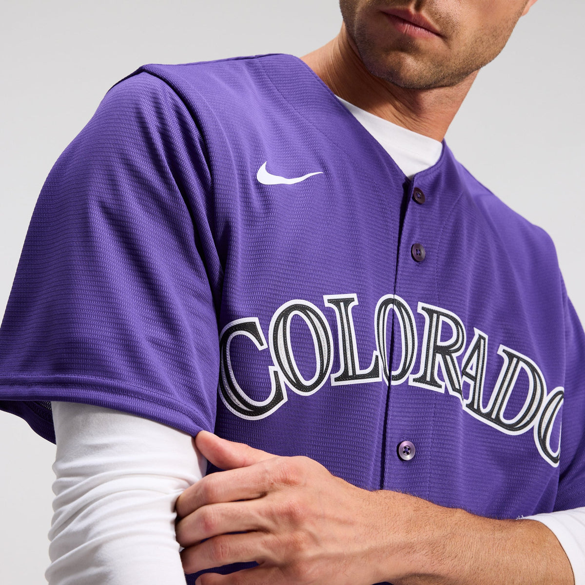 Colorado Rockies Nike Purple Alternate Replica Team Jersey