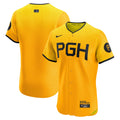 Pittsburgh Pirates Nike Gold City Connect Elite Jersey