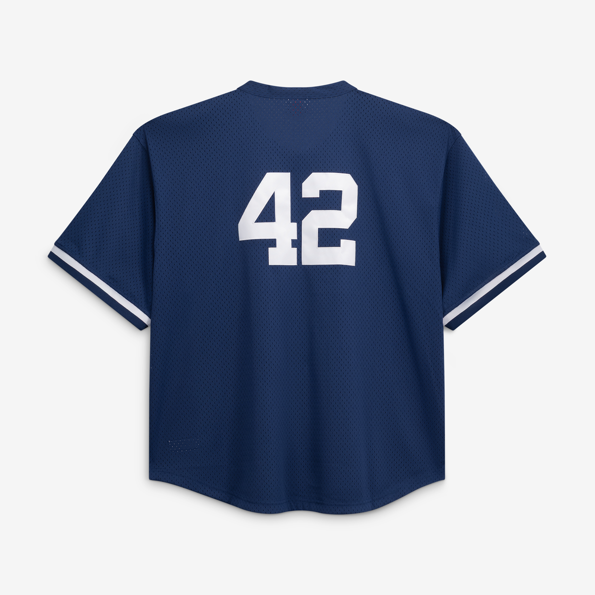 New York Yankees Mariano Rivera Mitchell & Ness Navy Cooperstown Collection Big & Tall Mesh Batting Practice Jersey