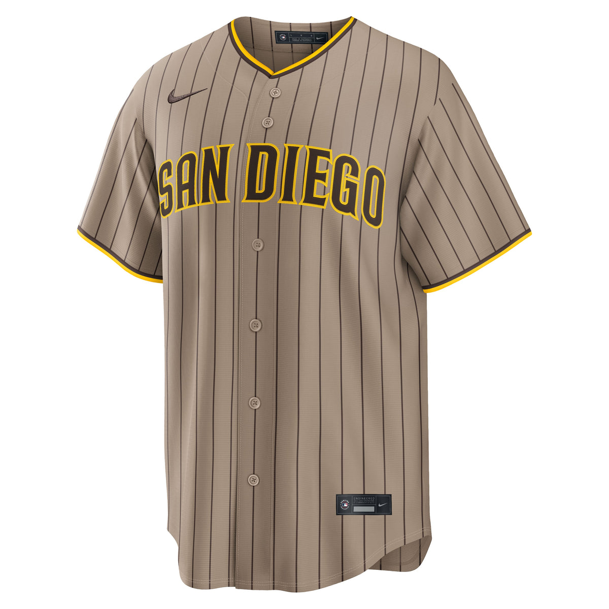 San Diego Padres Fernando Tatis Jr. Nike Brown Road Replica Jersey