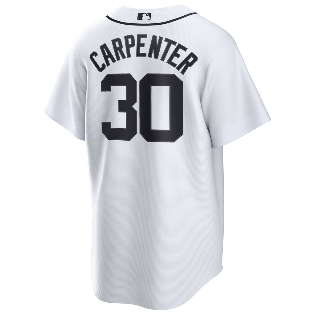 Detroit Tigers Kerry Carpenter Nike White Home Replica Jersey