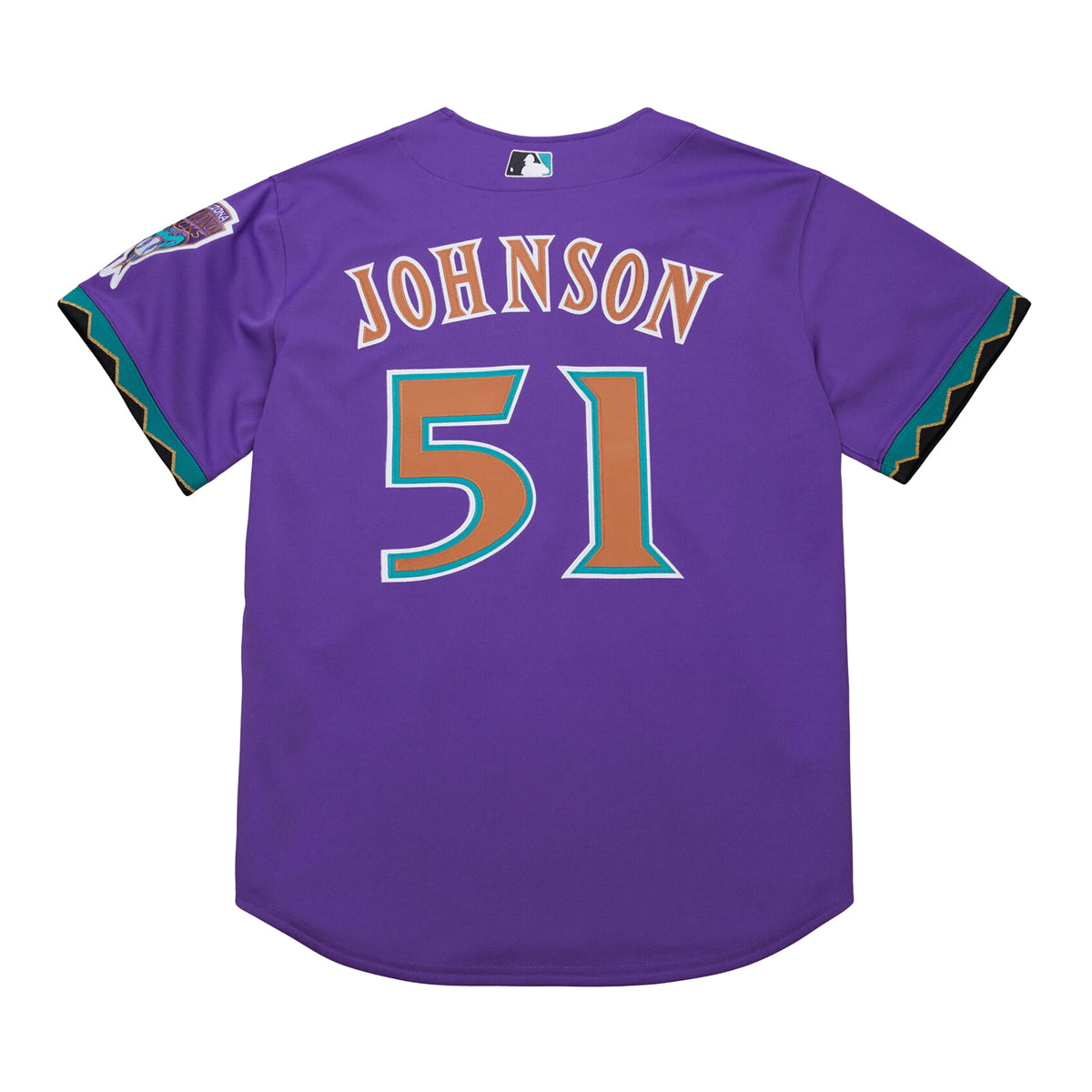 Arizona Diamondbacks Randy Johnson Mitchell & Ness Purple 2000 Throwback Authentic Jersey