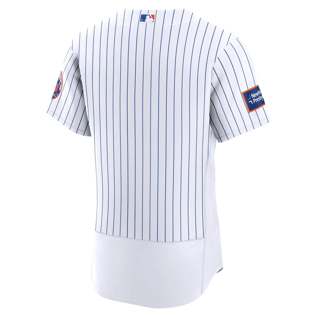 New York Mets Nike Black Alternate Sponsor Patch Authentic Jersey