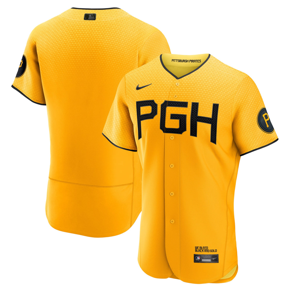 Pittsburgh Pirates Nike Gold City Connect Authentic Jersey