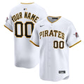 Pittsburgh Pirates Nike White Home Limited Custom Jersey