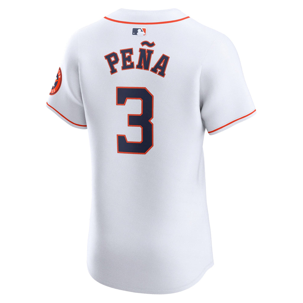 Houston Astros Jeremy Peña Nike White Home Elite Player Jersey