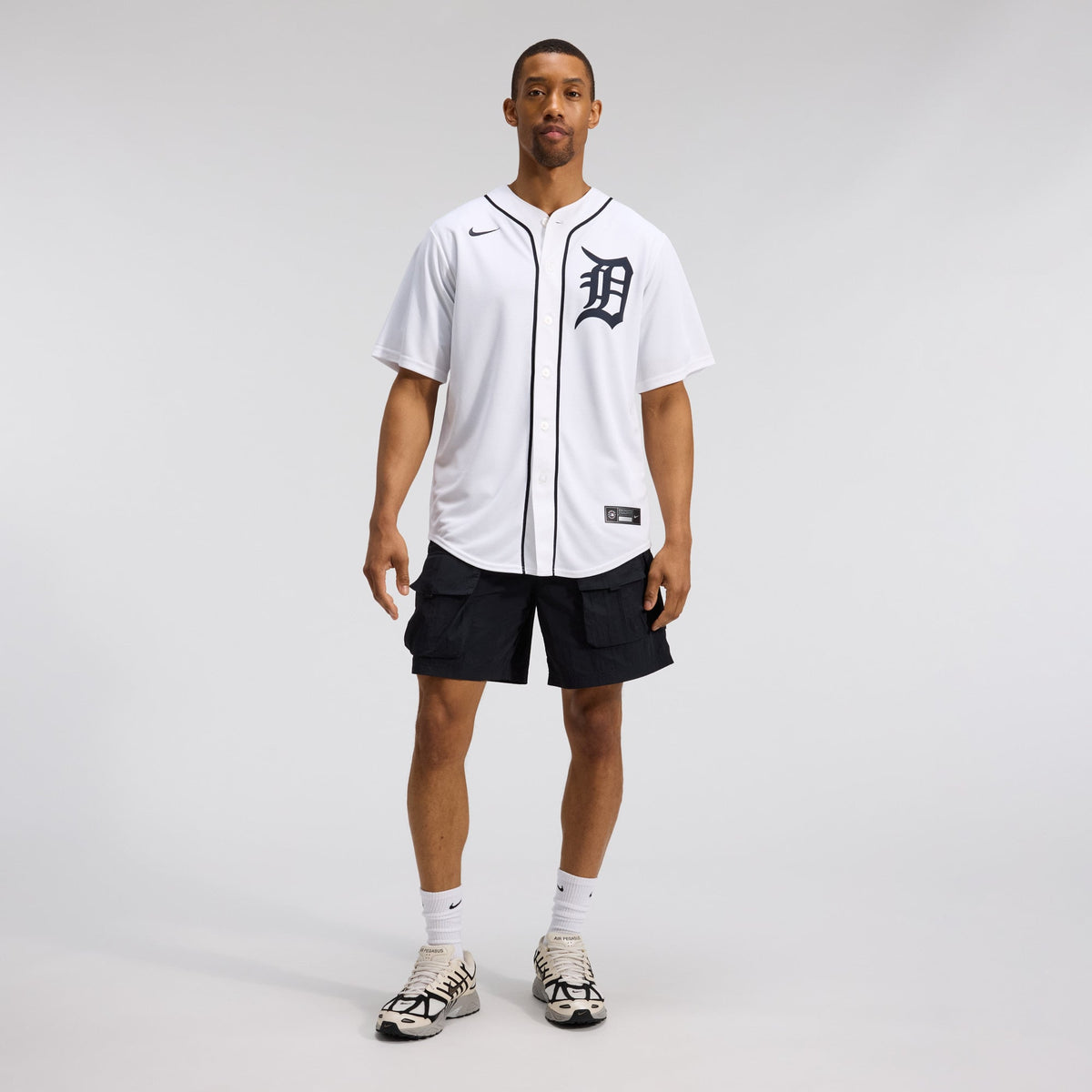 Detroit Tigers Nike White Home Replica Jersey