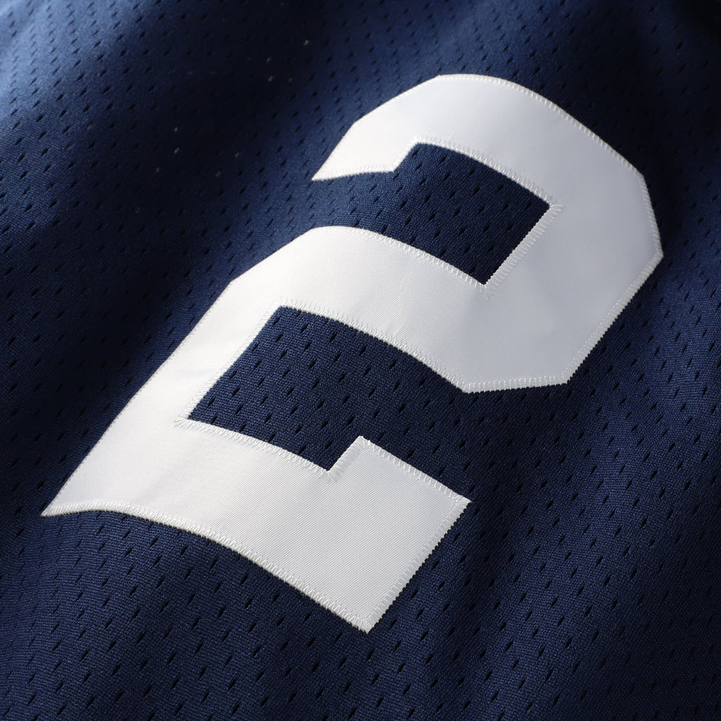 New York Yankees Derek Jeter Mitchell & Ness Navy Cooperstown Collection Mesh Batting Practice Button-Up Jersey