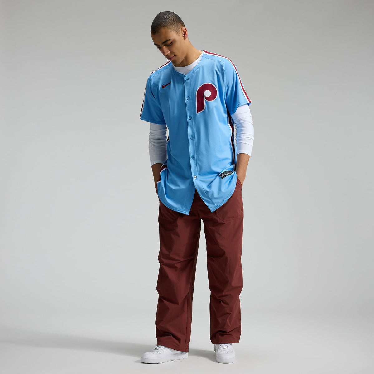Philadelphia Phillies Nike Cream Alternate 2 Elite Jersey
