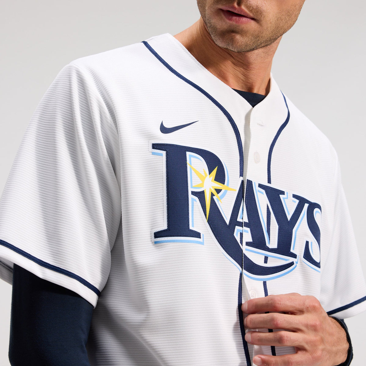 Tampa Bay Rays Yandy Díaz Nike White Home Replica Jersey