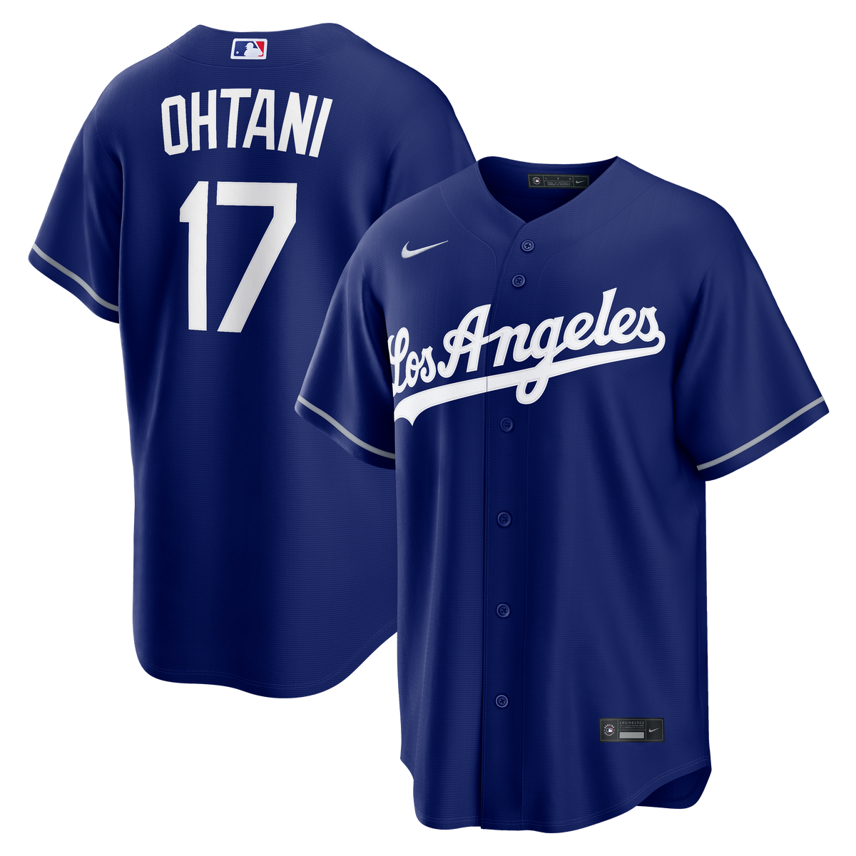 Los Angeles Dodgers Shohei Ohtani Nike Gray Road Replica Jersey