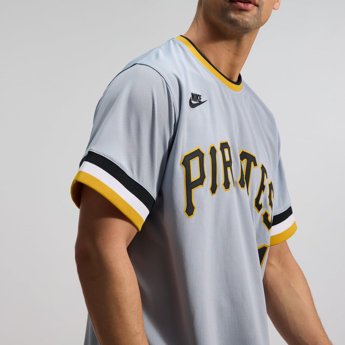Pittsburgh Pirates Roberto Clemente Nike Gray Throwback Cooperstown Collection Limited Jersey