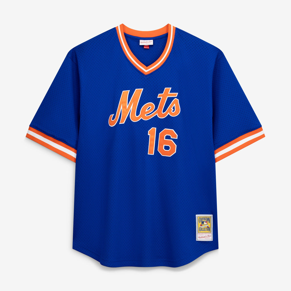 New York Mets Dwight Gooden Profile Royal Big & Tall Cooperstown Collection Mesh Batting Practice Jersey