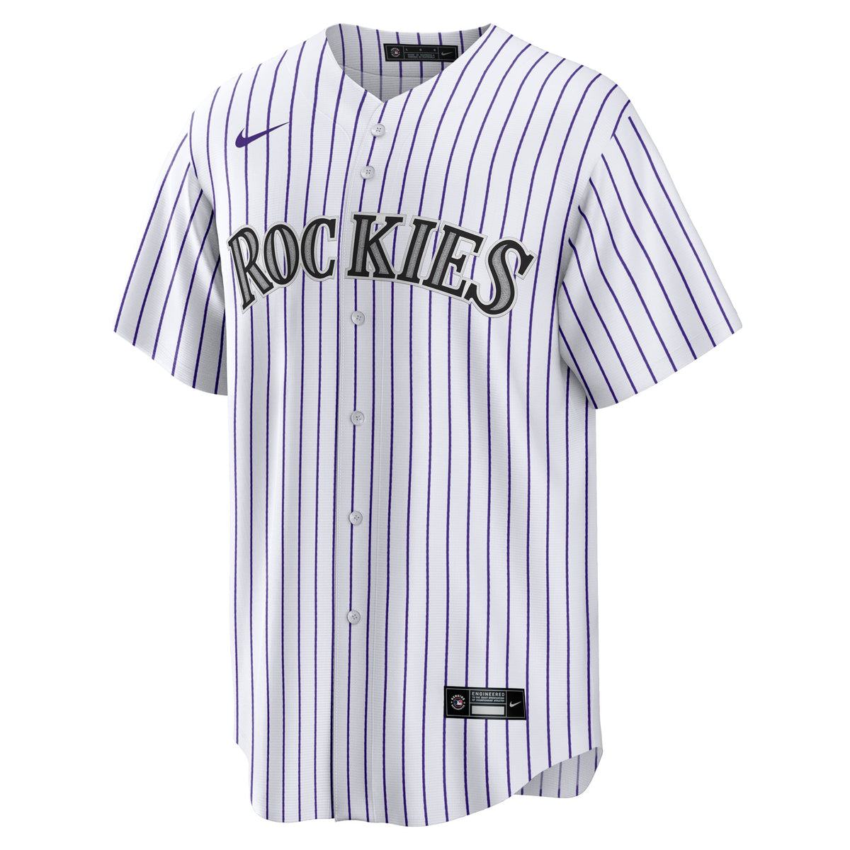 Colorado Rockies Jordan Beck Nike White Home Replica Jersey