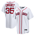 Boston Red Sox Garrett Crochet Nike White Home Replica Jersey