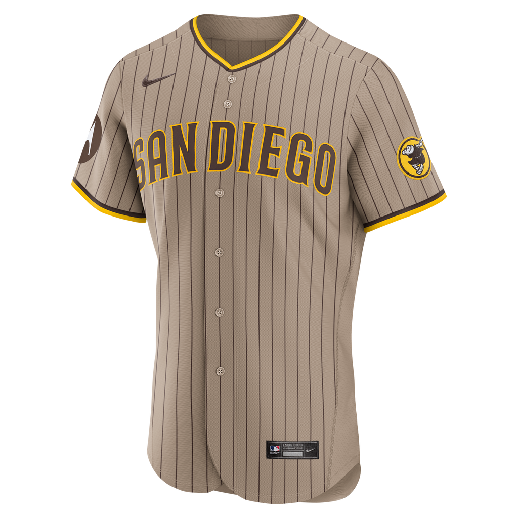 San Diego Padres Fernando Tatis Jr. Nike White Home Authentic Sponsor Patch Jersey