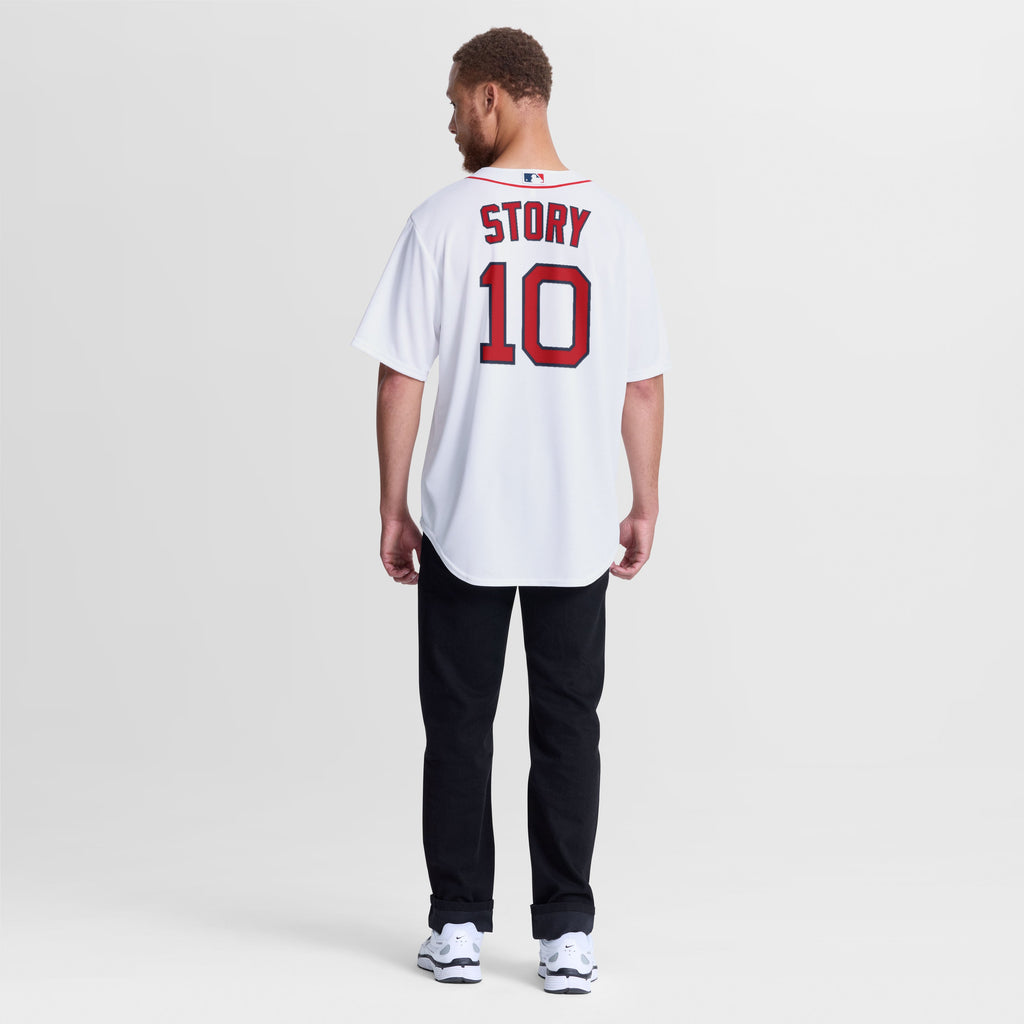 Boston Red Sox Trevor Story Nike White Home Replica Jersey